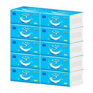 40包多规格 雪亮原木抽纸216张 10包