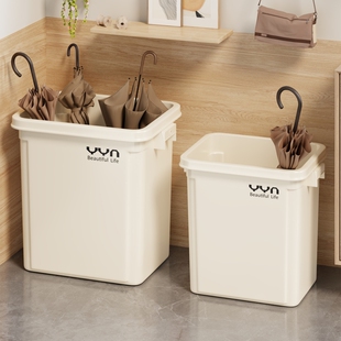 雨伞桶家用门口置物架商用放伞收纳桶入户玄关大容量多功能雨伞架