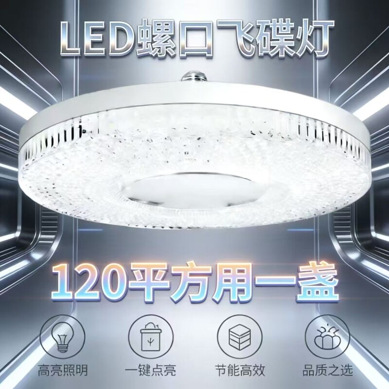 2025爆款水晶灯led灯泡e27螺口家用客厅餐厅卧室护眼白光节