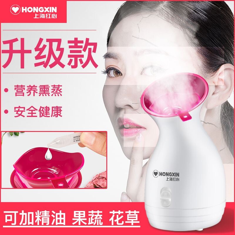 升级版果蔬蒸脸器纳米离子补水仪美容喷雾机热喷蒸脸器家用保湿