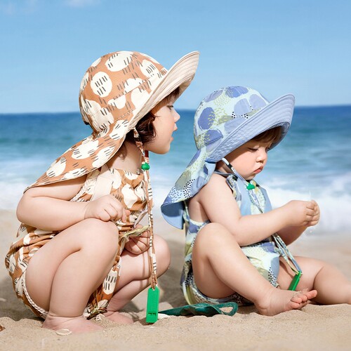 KK树婴幼儿防晒帽大帽檐遮阳帽