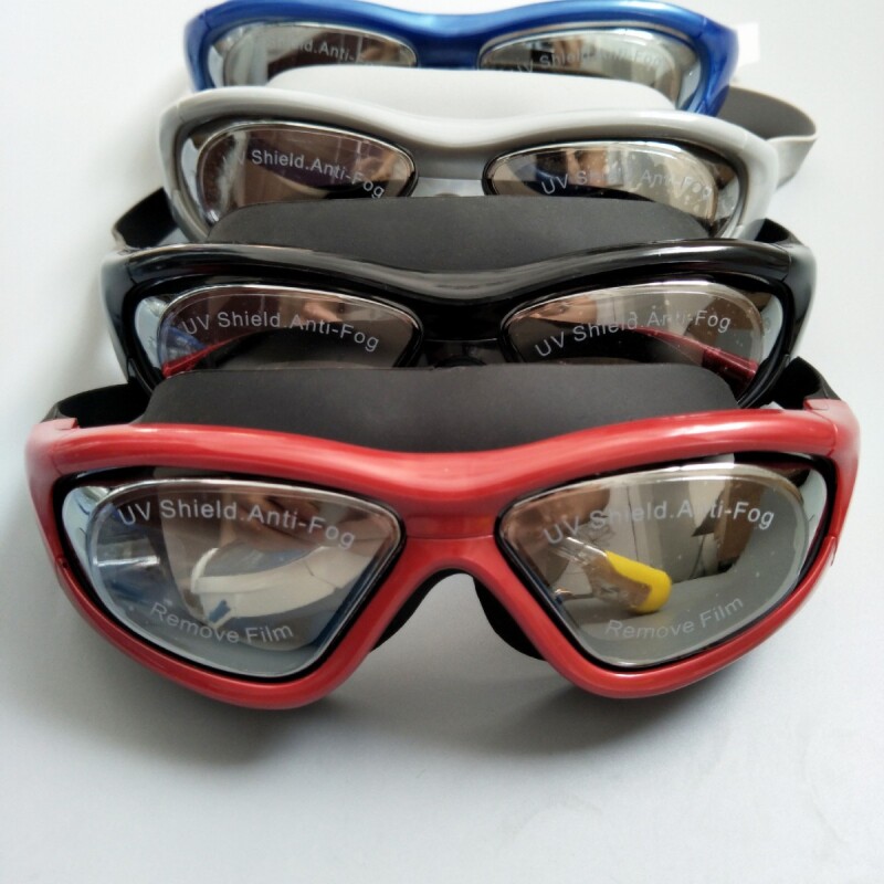 正品大框舒适电镀防水防雾游泳眼镜 专业潜水游泳镜男女通用