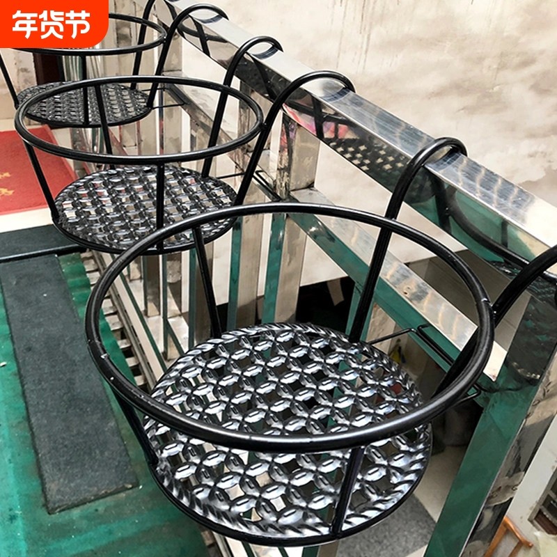 加粗阳台悬挂栏杆花架铁艺护栏挂式花盆架客厅窗台多肉吊兰绿萝架,住宅家具,花架/花几,淘宝优惠券,粉丝福利购,淘宝优惠卷