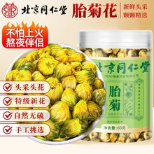 北京同仁堂菊花茶胎菊头采四季灭火特级正品贡菊花官方旗舰店新鲜