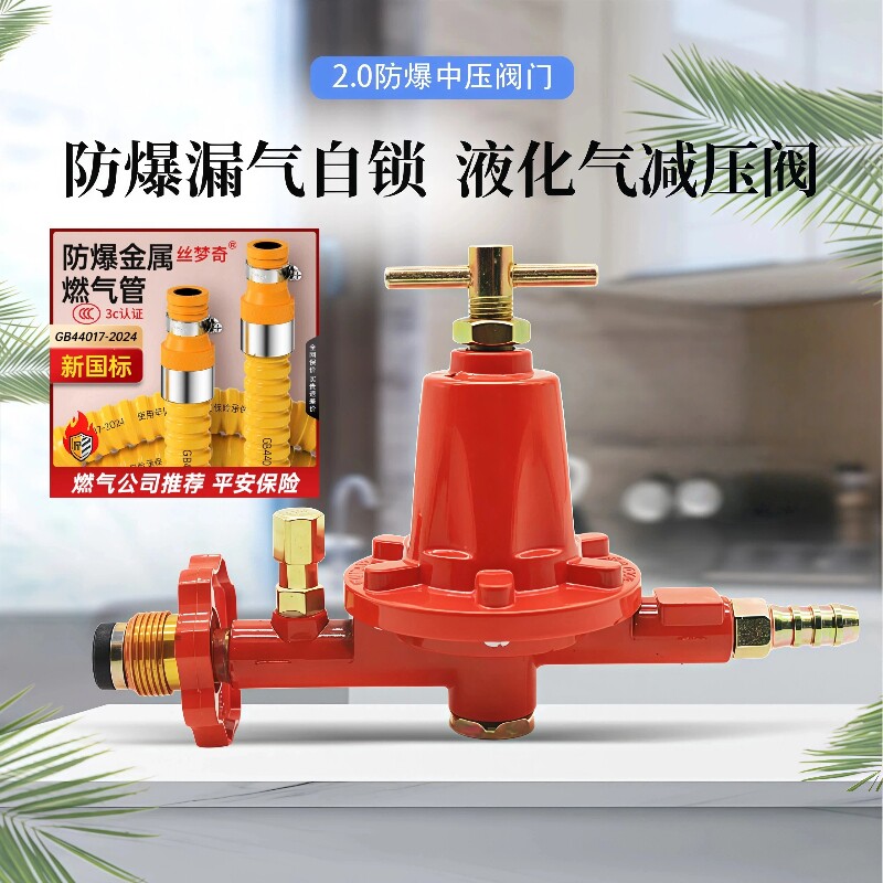 商用猛火灶阀煤气中高压阀调压器煤气灶阀液化气减压阀老式阀门