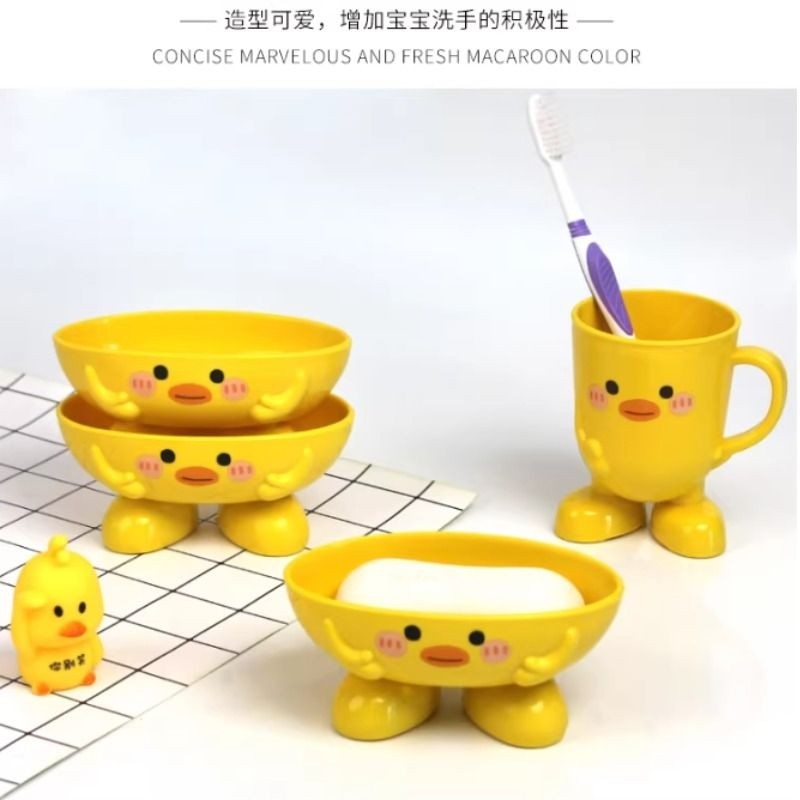 肥皂盒卡通小鸭高脚沥水塑料皂架卫生间儿童家用卡通洗衣香皂盒,家庭/个人清洁工具,皂盒,淘宝优惠券,粉丝福利购,淘宝优惠卷