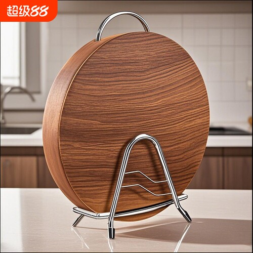 加厚菜板架厚砧板放置架案板架304不锈钢厨房专用置物架刀板架子