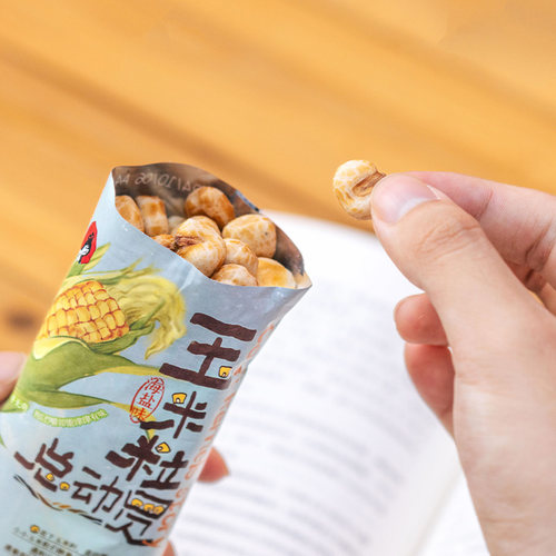 茶颜悦色零食玉米粒总动员海盐素烧玉米爆米花下午茶解馋零食零嘴