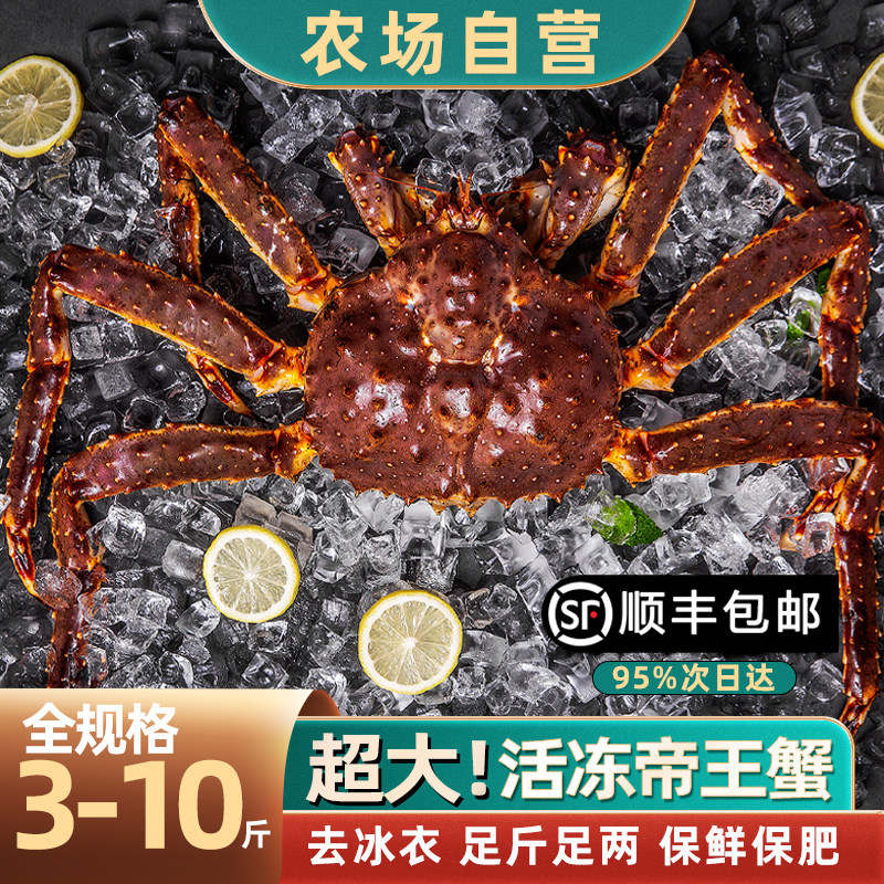 俄罗斯帝王蟹特大10斤万人购买图片