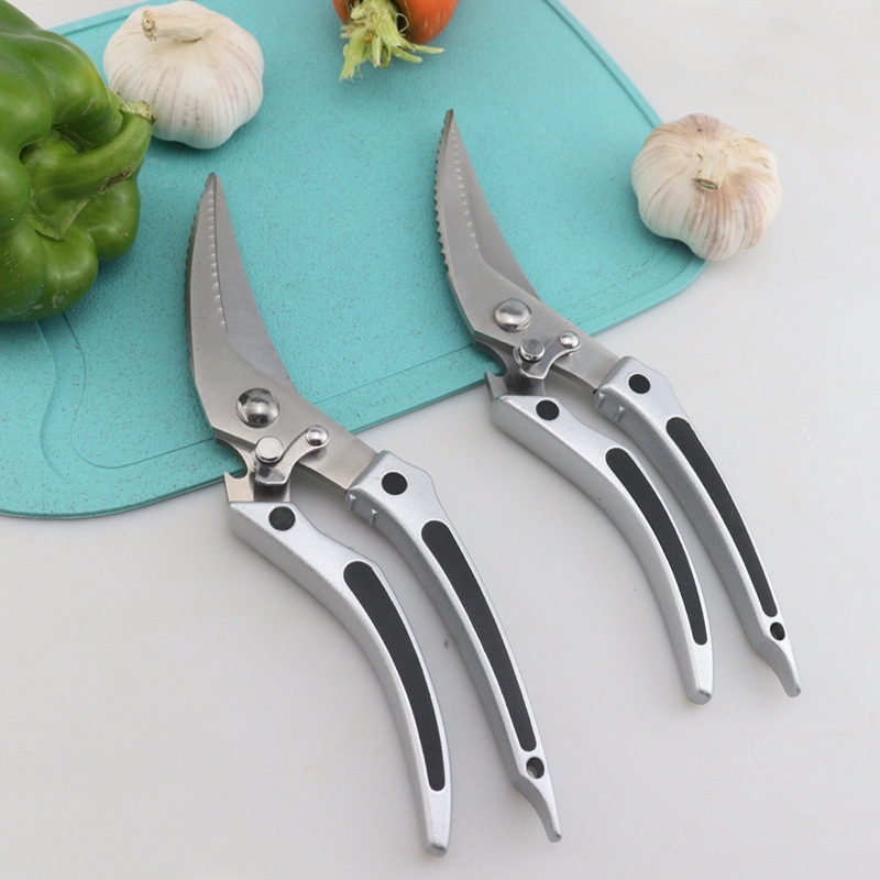 不锈钢强力厨房剪刀剪骨专用全钢多功能剪鸡骨刮鱼鳞厨用剪刀
