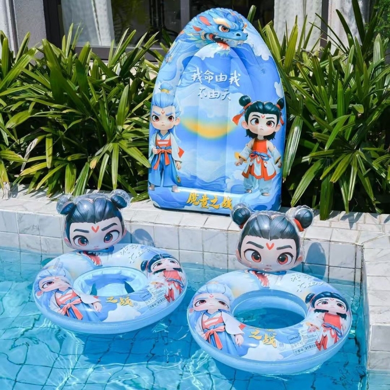 1-3-6岁儿童方向盘游泳圈宝宝腋下圈座圈INS婴儿救生圈防侧翻