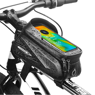 自行车前梁包山地车手机收纳袋单车前挂驮包防水挂包骑行装备配件