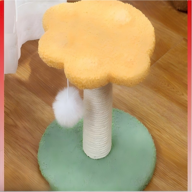 花朵猫爬架子猫窝猫树一体小型不占地猫抓板剑麻柱子猫咪玩具用品