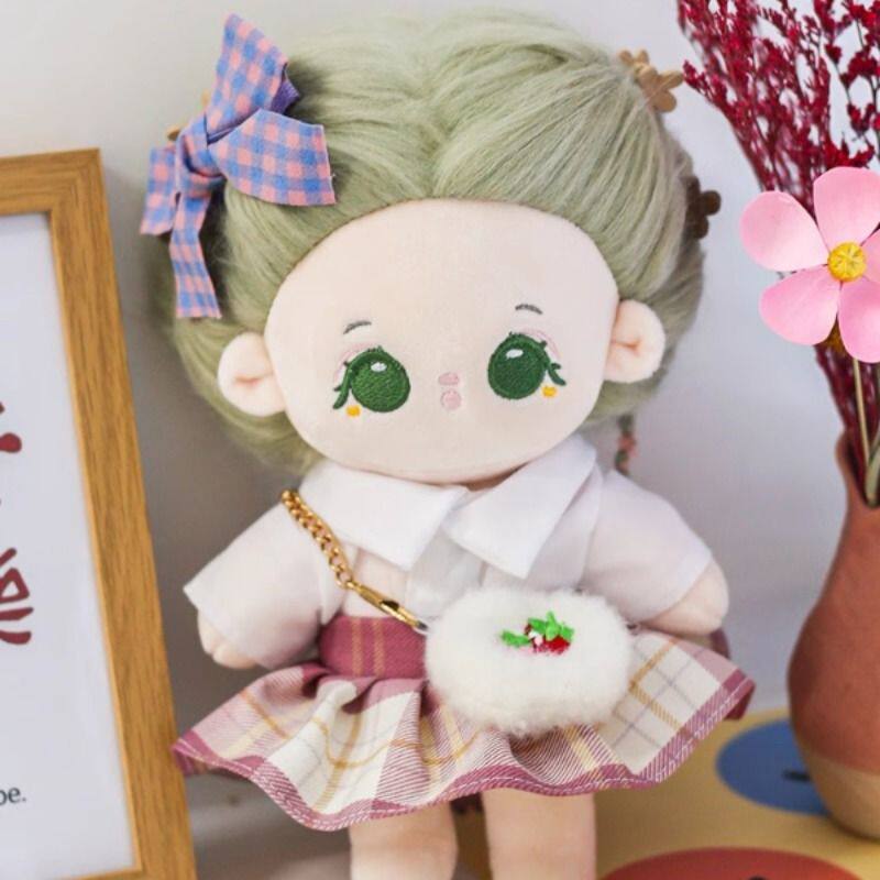 목화 인형 여성 의류 해골을위한  옷 벌거 벗은  어린 소녀를위한 수제 DIY 장난감 소녀를위한 생일 선물