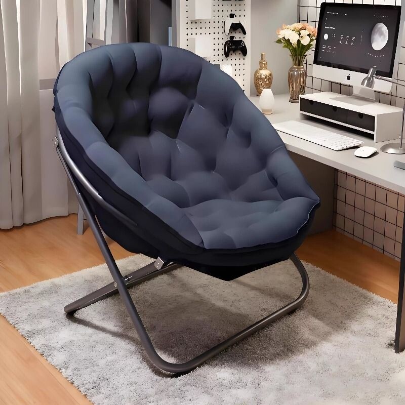 折叠躺椅2025家用窝窝椅可躺懒人休闲椅舒服靠背椅子沙发久坐宿舍