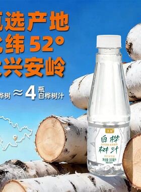 苏打水300ml*6/12/24瓶白桦树汁味无糖