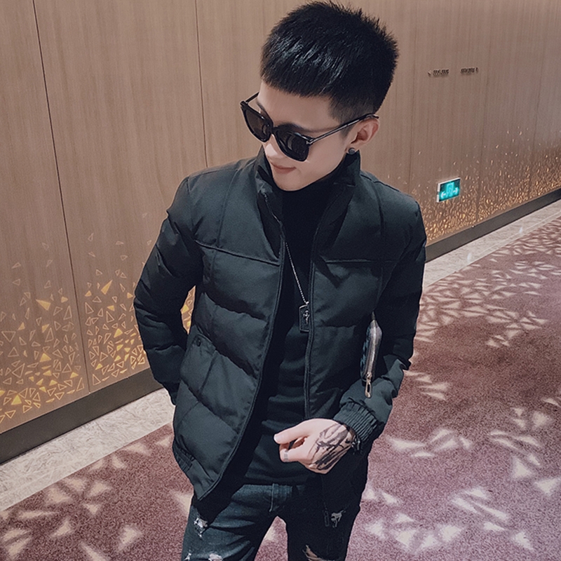 户外冬季棉衣男潮牌网红加厚保暖羽绒棉服韩版修身社会小伙棉袄外