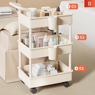 美容院专用小推车美容工具放置架储物柜仪器工具车移动置物多功能