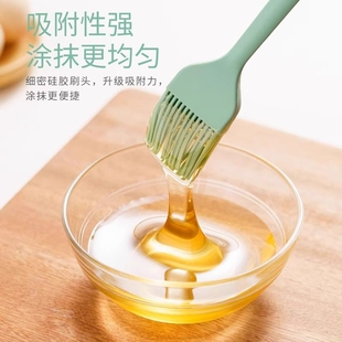 硅胶油刷家用耐高温刷油刷子食品级烧烤厨房烙饼空气炸锅专用毛刷