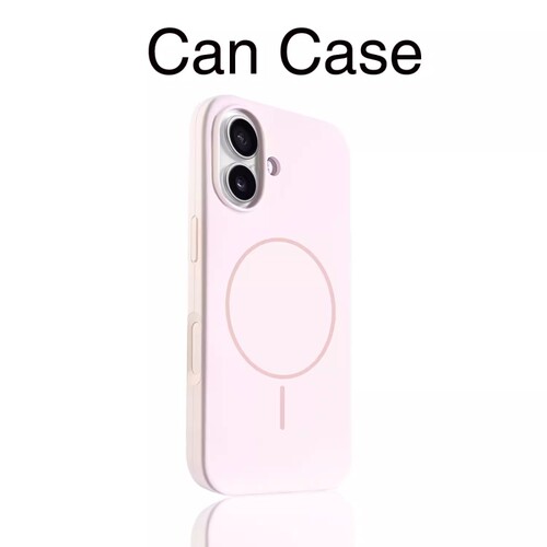 ins灰粉色适用苹果16Promax手机壳磁吸iPhone15Pro液态plus硅胶14新款16女13网红12大孔15简约16plus套17