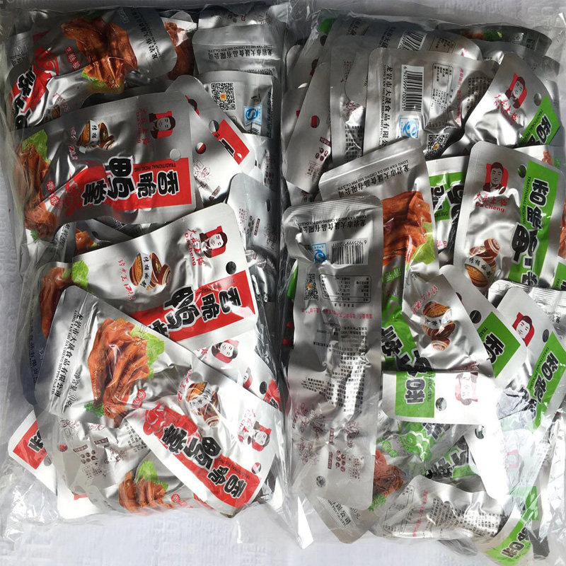大晟土楼香脆鸭掌龙岩永定下洋土楼泡鸭爪特产泡鸭掌香辣卤味好吃