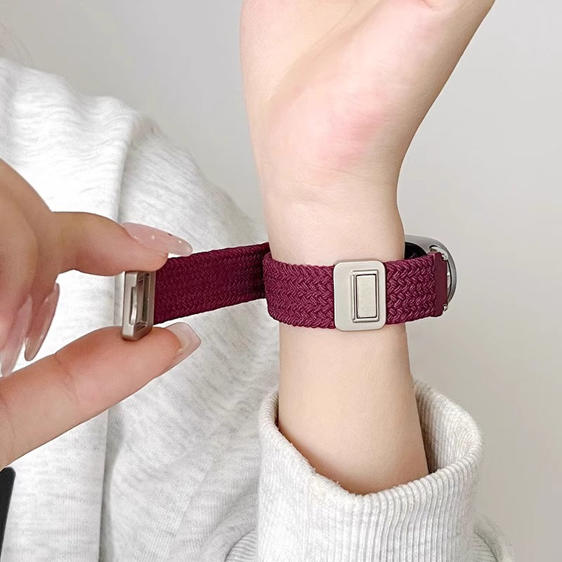 SUITABLE FOR MI BAND 9 STRAP 8 WATCH 7 WRISTBAND 6 SMART NFC VERSION SPORTS 5 MAGNETIC 4 WEAVE 3 MALE AND FEMALE STUDENTS NINE GENERATIONS OF NEW EIGHT REPLACEMENT BAND SEVEN SUMMER BREATHABLE NYLON PREMIUM WRIST ACCESSORIES