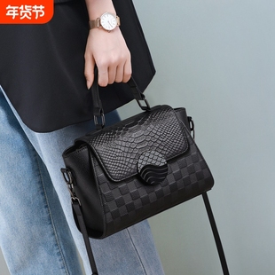 店酷奇包包百搭新款真皮女包秋冬大容量轻奢手提包通勤单肩斜挎包