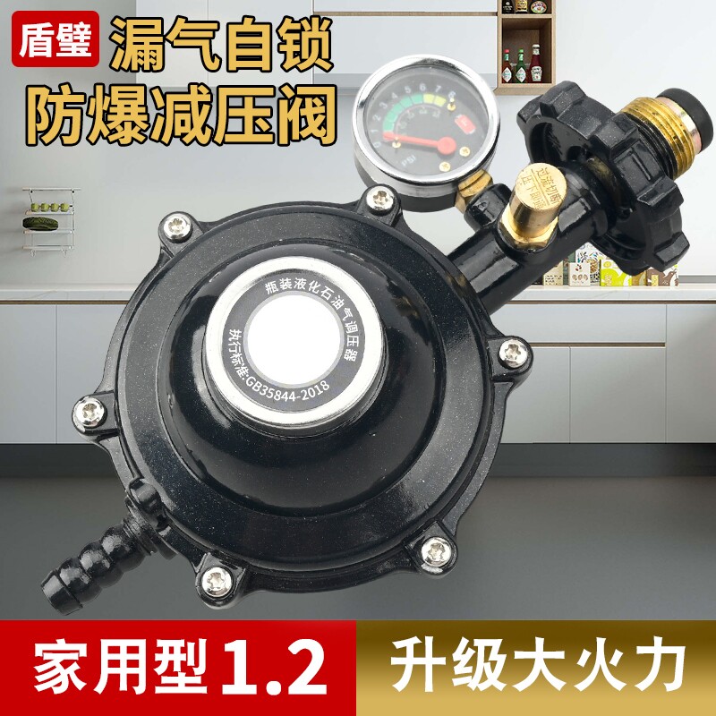 家用新国标液化气防爆煤气减压阀煤气罐安全阀自动厨房阀门系统