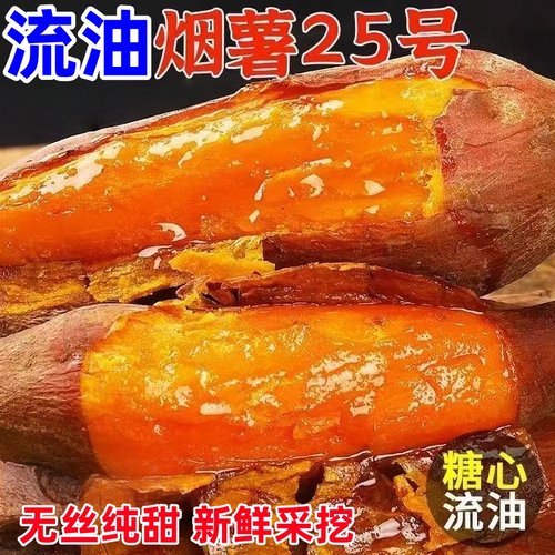 烟薯25号现挖甜蜜流油