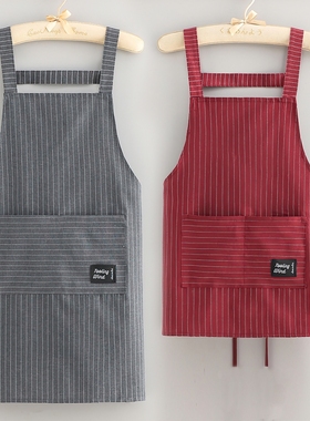 车间工厂耐磨围裙厨房家用做饭轻薄工作服女2025新款餐饮上班专用