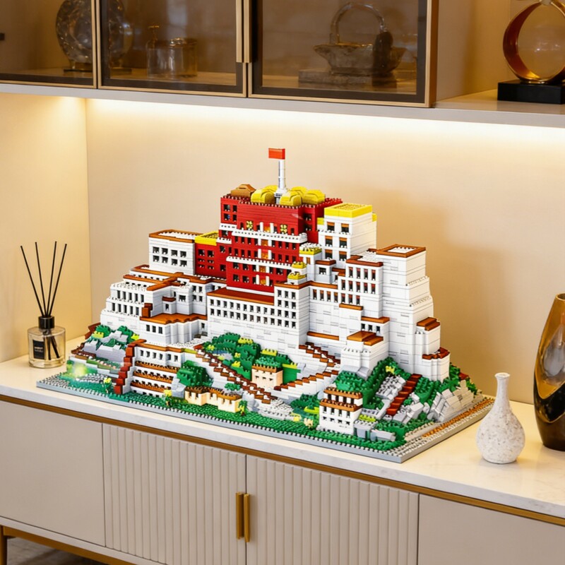 兼容乐高布达拉宫积木成人高难度巨大型建筑拼图男孩拼装玩具礼物