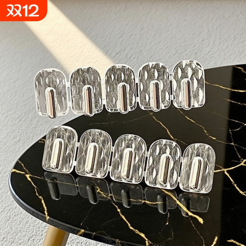 T首饰迷你挂钩A1pn0-免打孔粘钩壁挂式挂钩连排挂钩首饰粘钩