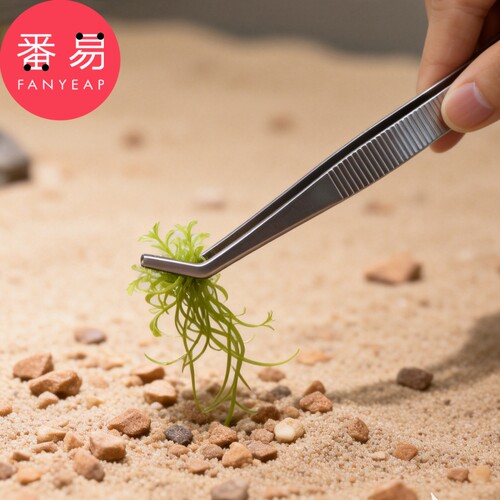 水草夹A1pl200-草缸造景水草镊子微观盆景取物夹子水草多肉工具
