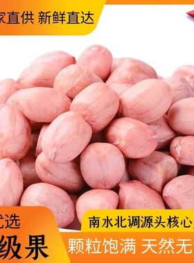 花生米2025现剥新鲜清香散装晾干新货粉红皮花生仁榨油饱满大白沙