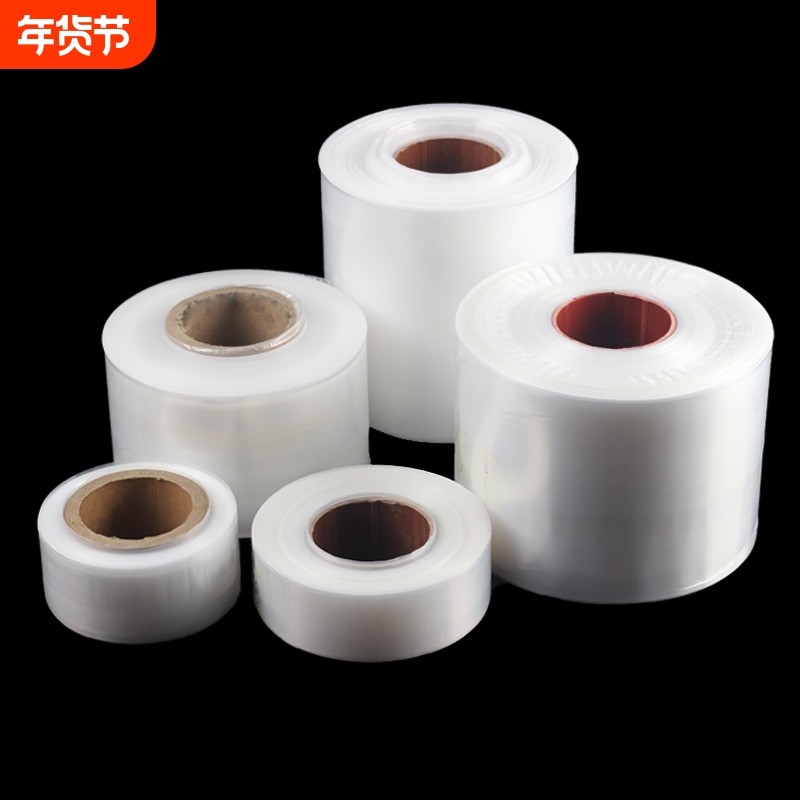 pe筒膜直通袋塑料透明包装平口防尘桶料鱼竿布匹收纳卷膜高压批发