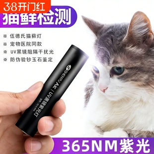 伍德氏猫藓灯365nm专业UV紫光灯固化可验钞防伪真菌尿检测紫外线