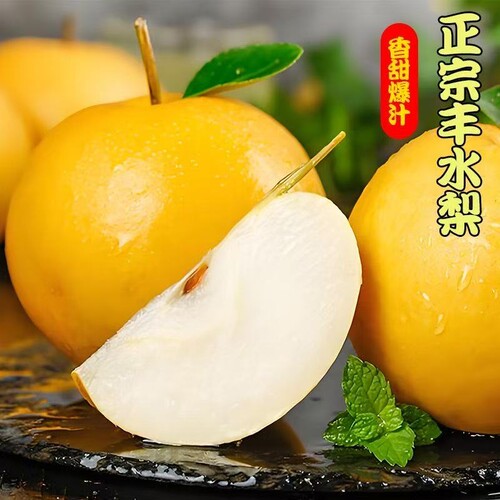 正宗丰水梨产地直发农家自种冰糖梨子当季水果新鲜发货