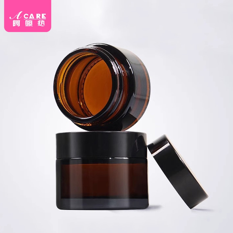 分装瓶/膏霜瓶AB1sl001-面霜玻璃化妆品空瓶粉底液乳液瓶旅行便携