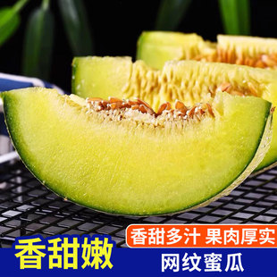 山东玫珑网纹蜜瓜 冰淇淋甜瓜当季新鲜水果整箱