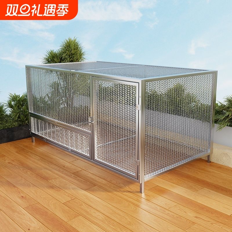 狗笼子大型犬中型犬狗笼带厕所家用室内外金毛拉布拉多笼宠物用品