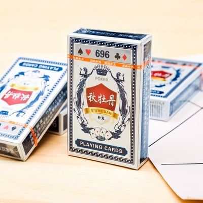 创意秋牡丹厚扑克牌扑克牌便宜加厚纸牌娱乐纸牌扑克牌