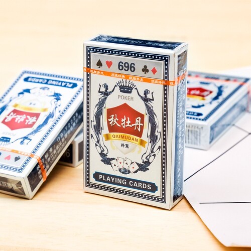 创意秋牡丹厚扑克牌扑克牌便宜加厚纸牌娱乐纸牌扑克牌