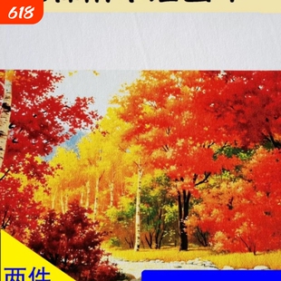610喷墨打印油画布914唐卡A4防水棉料彩喷720 A2水性墨打印A3包邮
