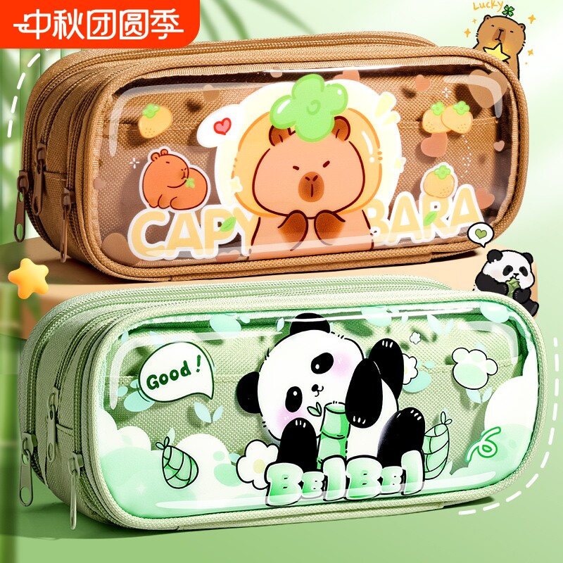 反转熊猫大容量笔袋|千人加购图片