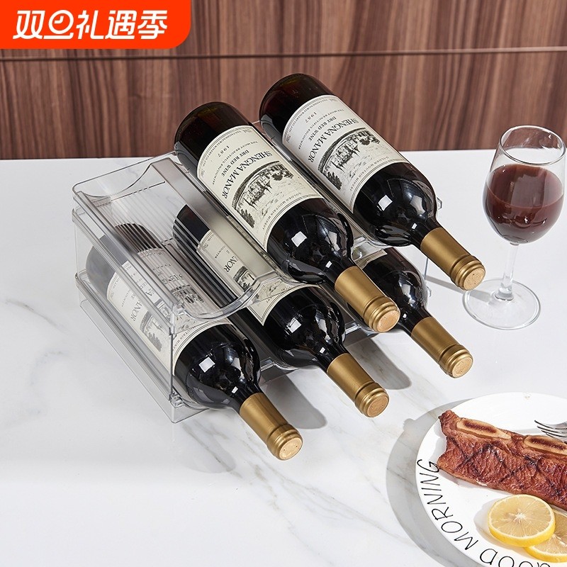 多层摆件酒瓶架酒柜葡萄酒展示架子加厚酒架子欧式叠加红酒架批发