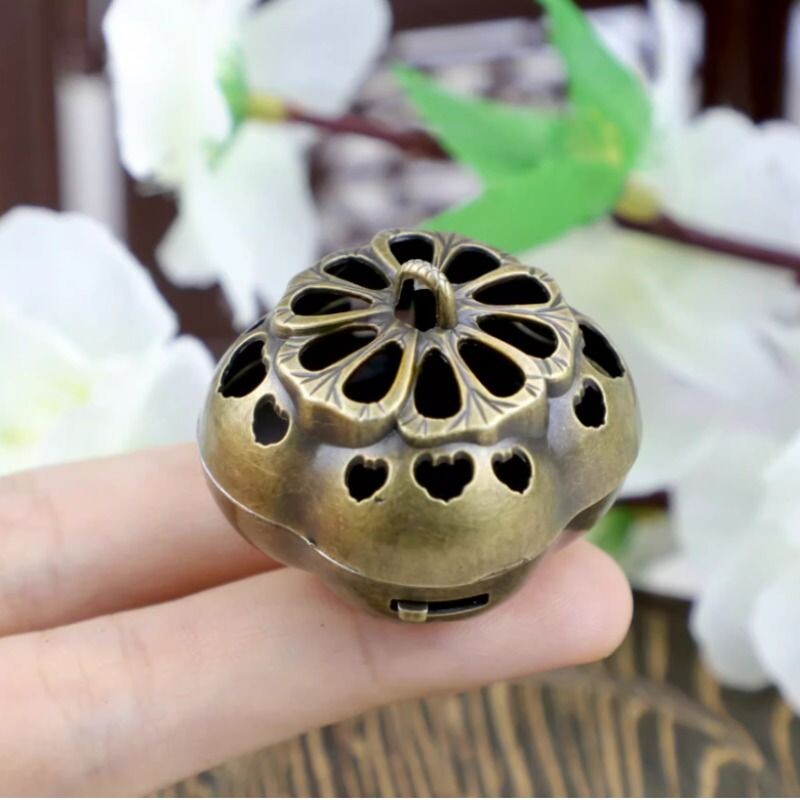 柿柿如意香炉香薰炉家用室内中式茶道摆件檀香创意陶瓷沉香