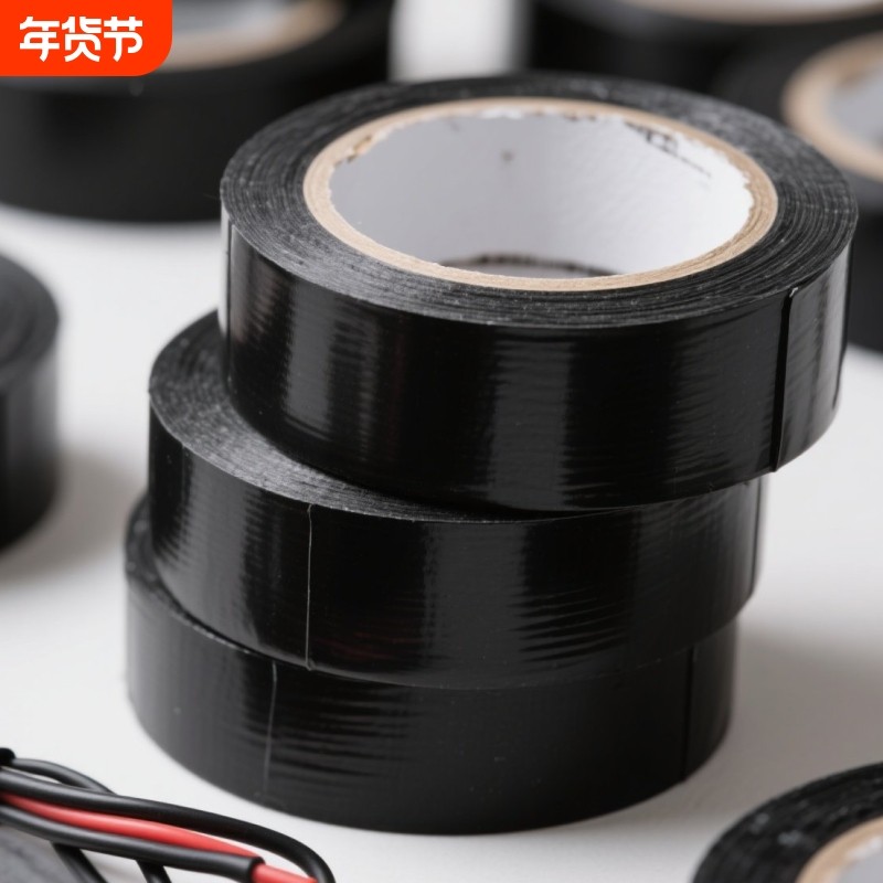 【大涛】电工胶带耐高温阻燃电工电线绝缘黑胶带PVC防水电胶布,电子/电工,电工胶带,淘宝优惠券,粉丝福利购,淘宝优惠卷
