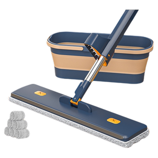 优尚嘉2024新款免手洗平板拖把家用一拖净托地拖布墩布神器无水痕