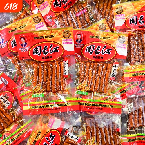 周长江小豆条辣条儿时麻辣豆皮