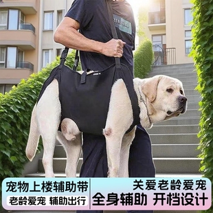 残疾宠物辅助带老年犬单肩背包瘫痪上楼行走神器助行全身辅助下楼
